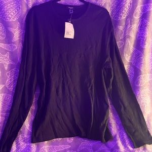 Men’s long sleeve shirt XL black new Forever 21
